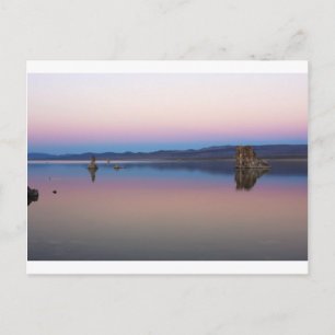 Carte Postale Lac Mono Sud à la tombée de la nuit