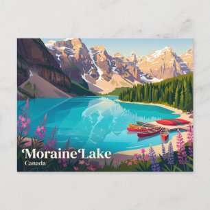 Carte Postale Lac Moraine Canada