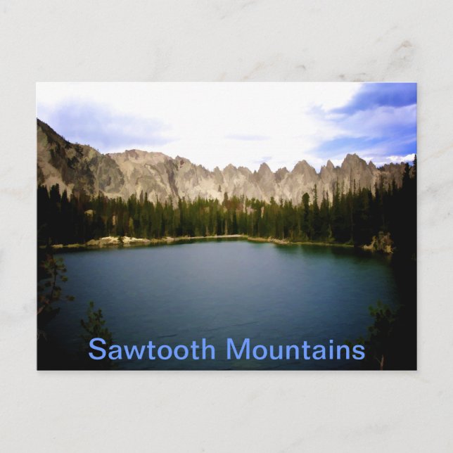 Carte Postale Lac Mountain (Devant)