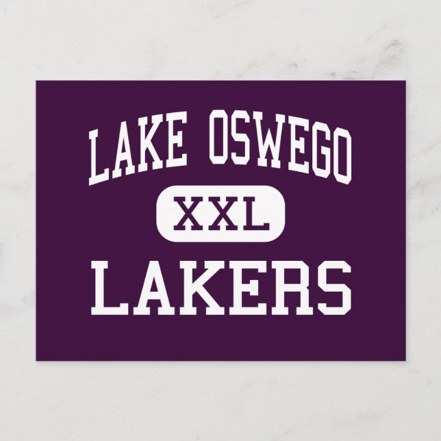 Carte Postale Lac Oswego - Lakers - Haut - Lac Oswego Oregon (Devant)
