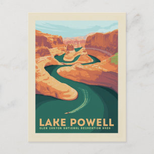 Carte Postale Lac Powell   Arizona et Utah
