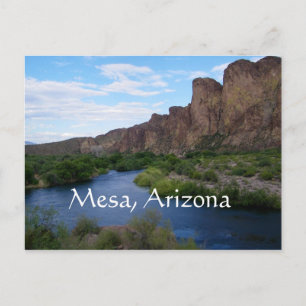 Carte Postale Lac Saguaro pittoresque, Mesa, Arizona