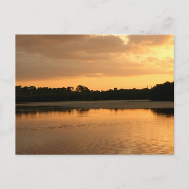 Carte Postale Lac Sunset (Devant)