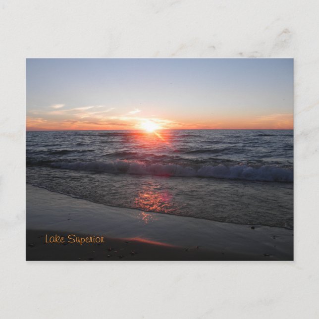 Carte Postale lac supérieur (Devant)