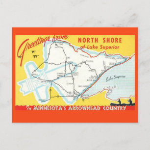 Carte Postale Lac Supérieur - Côte Nord