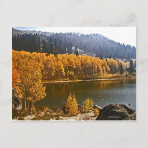 Carte Postale Lac Tahoe dans le paysage d'automne / hiver
