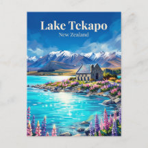Lac Tekapo Nouvelle-Zélande