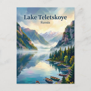 Carte Postale Lac Teletskoye Russie