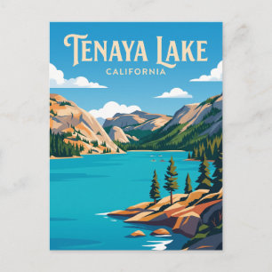 Carte Postale Lac Tenaya États-Unis