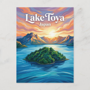 Carte Postale Lac Toya Japon