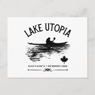 Carte Postale Lac Utopia Nouveau-Brunswick Canada Lacs - Kayaki