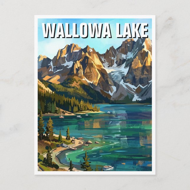 Carte Postale Lac Wallowa (Devant)