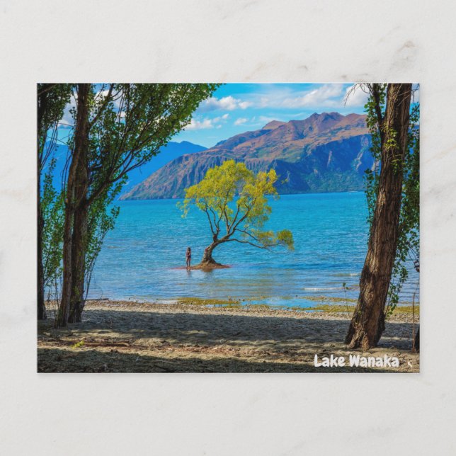 Carte Postale Lac Wanaka Nouvelle-Zélande (Devant)