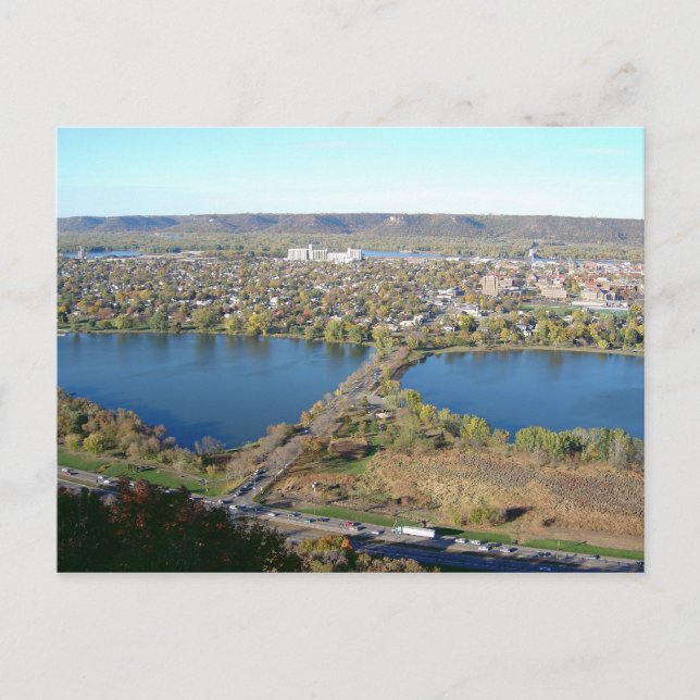Carte Postale Lac Winona - Winona, MN (Devant)