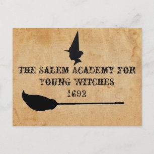 Carte Postale L'Académie de Salem pour jeunes sorcières