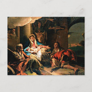 Carte Postale L'adoration des bergers