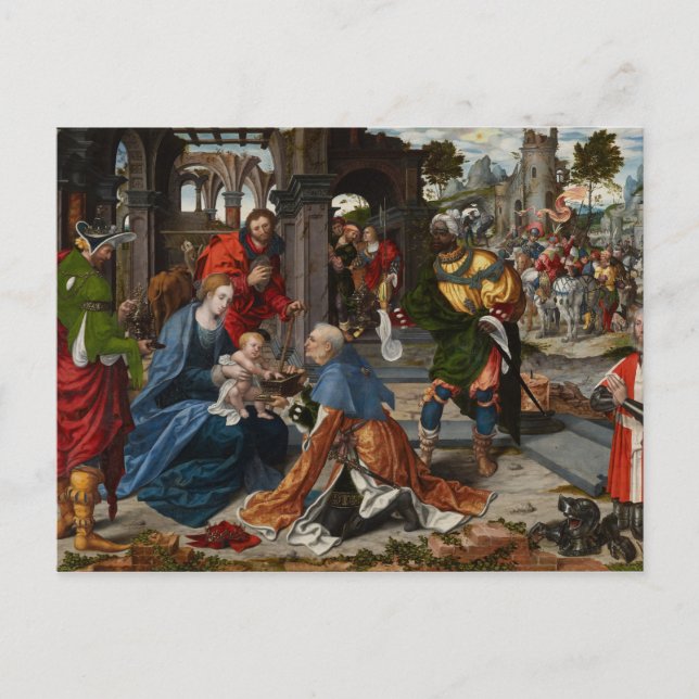 Carte Postale L'Adoration des Mages (Devant)