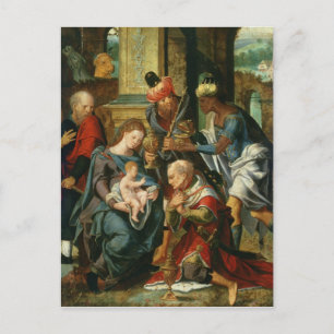 Carte Postale L'Adoration des Mages, 1530
