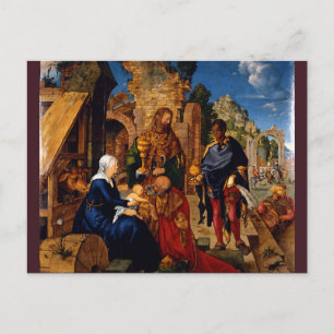 Carte Postale L'Adoration des Mages par Albrecht Dürer