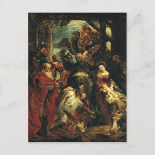 Carte Postale L'Adoration des Mages par Peter Paul Rubens