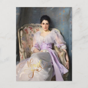 Carte Postale Lady Agnew de Lochnaw 1864 Merci