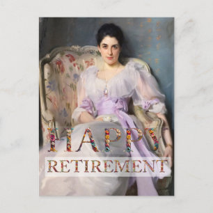 Carte Postale Lady Agnew de Lochnaw Bonne retraite