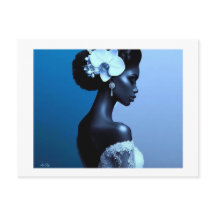 Carte postale Lady Blue