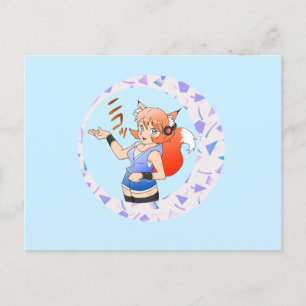 Carte postale Lady Fox