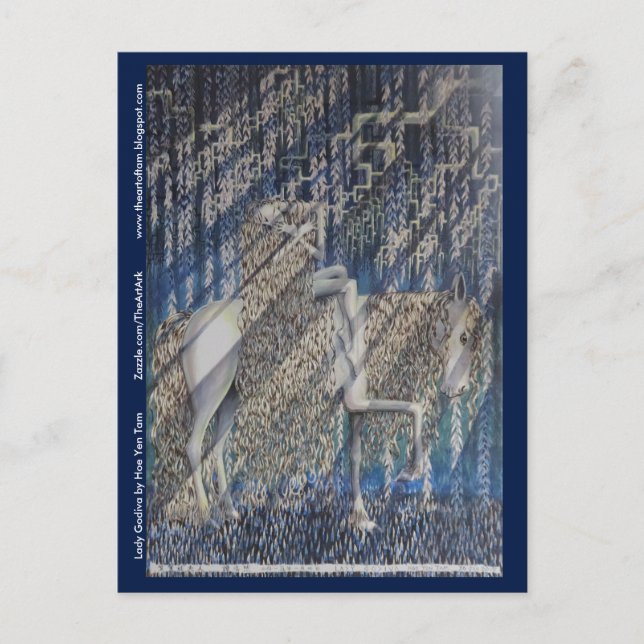 Carte postale - Lady Godiva (Devant)