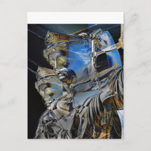 Carte Postale Lady Justice avec balance