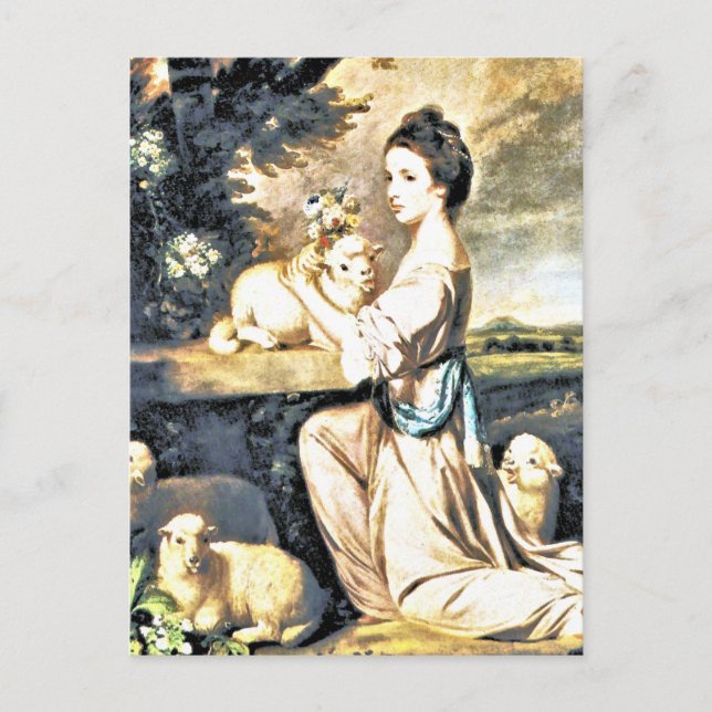 Carte Postale Lady Mary Leslie (Devant)