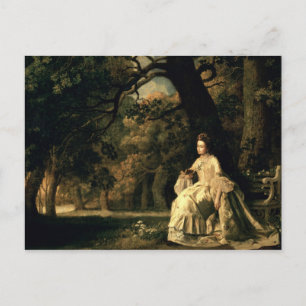 Carte Postale Lady reading in a Park, c.1768-70