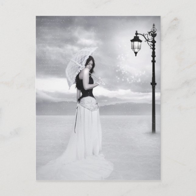 Carte postale "Lady Snowflake" (Devant)