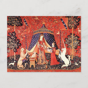 Carte Postale "Lady & the Unicorn"
