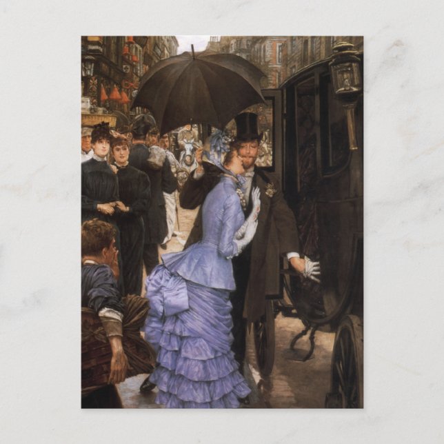 Carte Postale Lady Victorian Traveller (Devant)