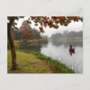 Carte Postale Ladybird Lake Fishing - Austin Texas