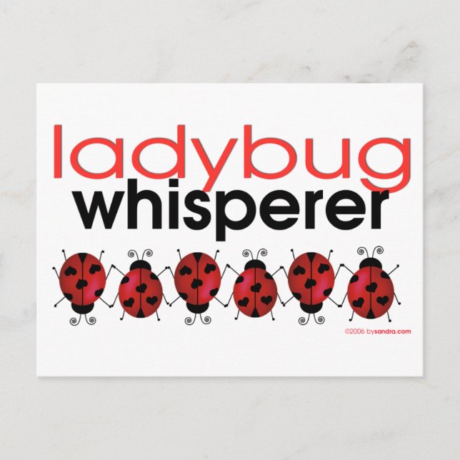 Carte Postale Ladybug Whisperer (Devant)