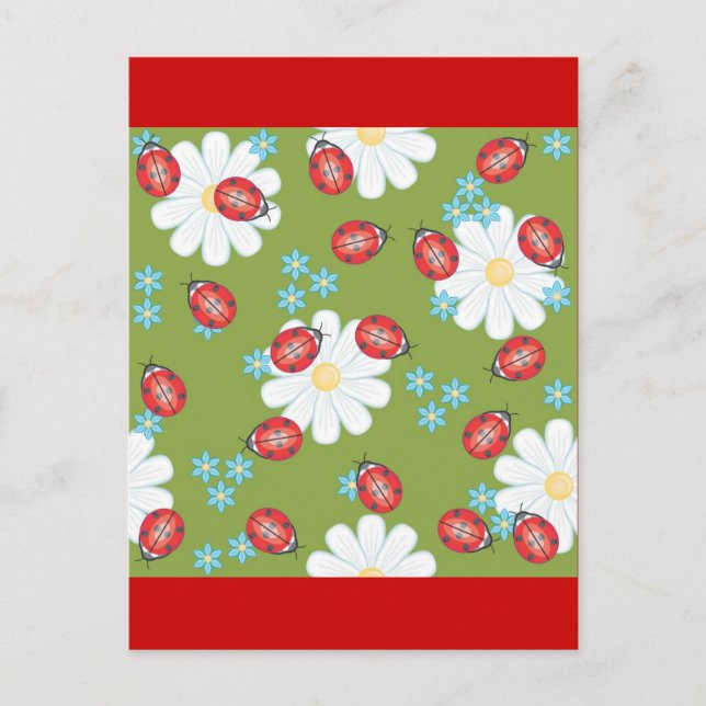Carte Postale Ladybugs (Devant)
