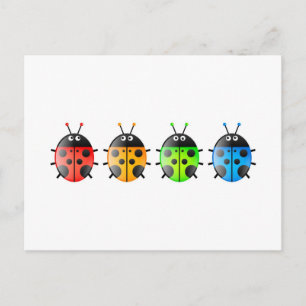 Carte Postale Ladybugs