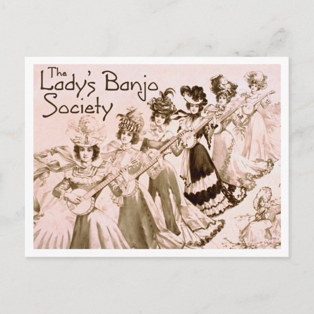 Carte postale Lady's Banjo Society (Devant)