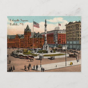 Carte Postale Lafayette Carré Buffalo Vintage