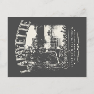 CARTE POSTALE LAFAYETTE CONTRA COSTA CALIFORNIE VINTAGE