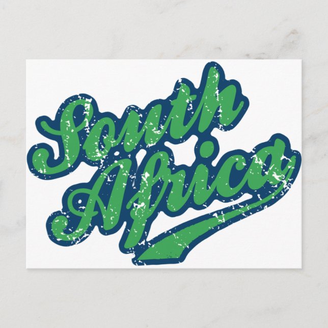 Carte Postale L'Afrique du Sud (Devant)