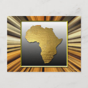 Carte Postale L'Afrique Terre d'or