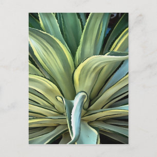 Carte Postale L'Agave Tropical Realism Art