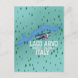 Carte Postale lago arvo Italie
