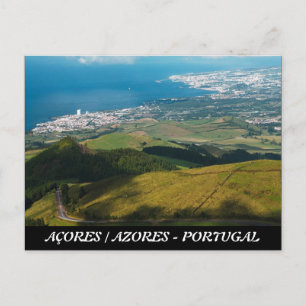 Carte Postale Lagoa et Ponta Delgada
