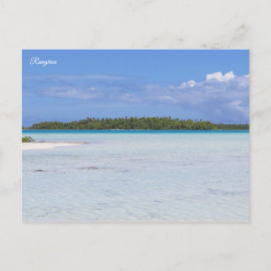 Carte Postale Lagon bleu de Rangiroa