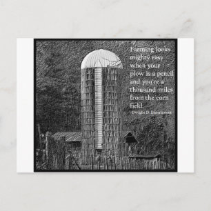 Carte Postale L'agriculture semble très facile...