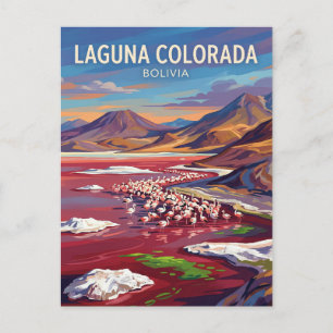 Carte Postale Lagune Colorada Bolivie